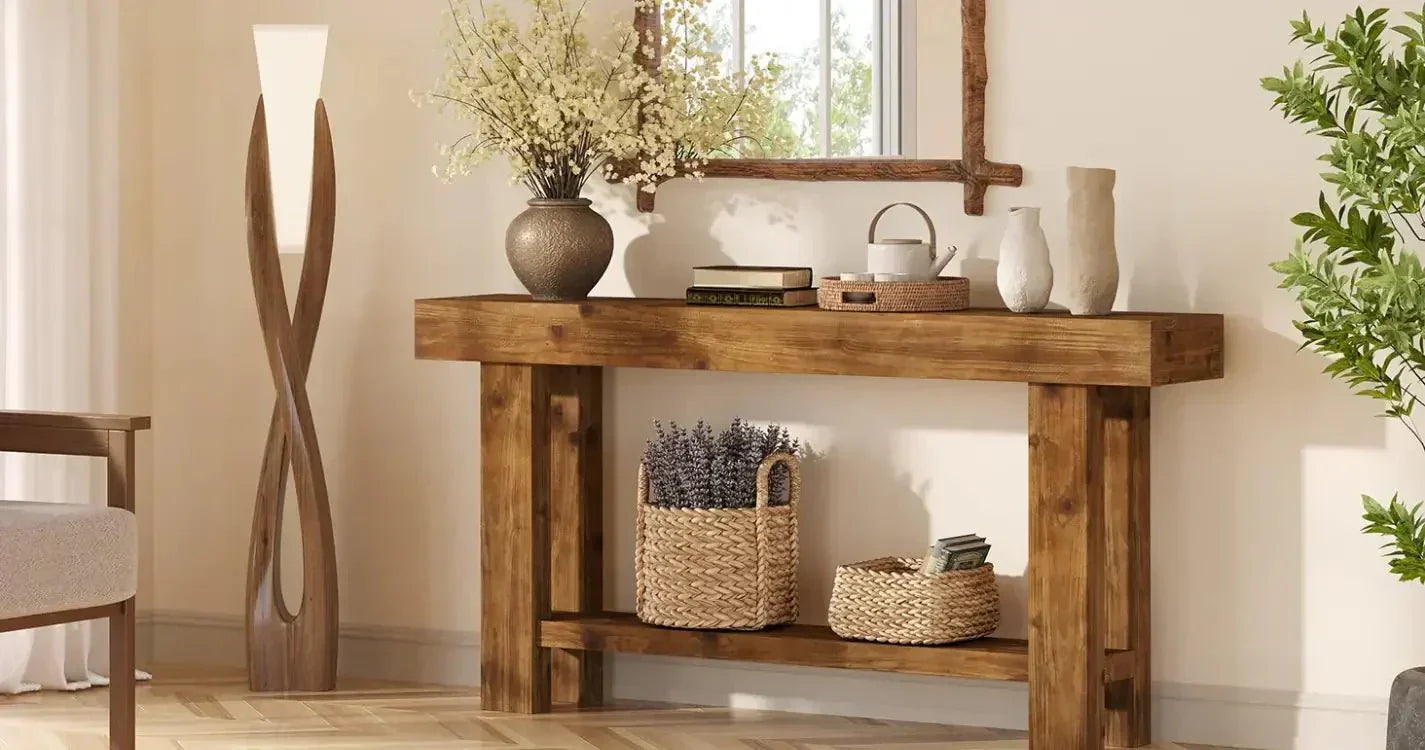 The Ultimate Care Guide for Your Wooden Console Table | Tribesigns