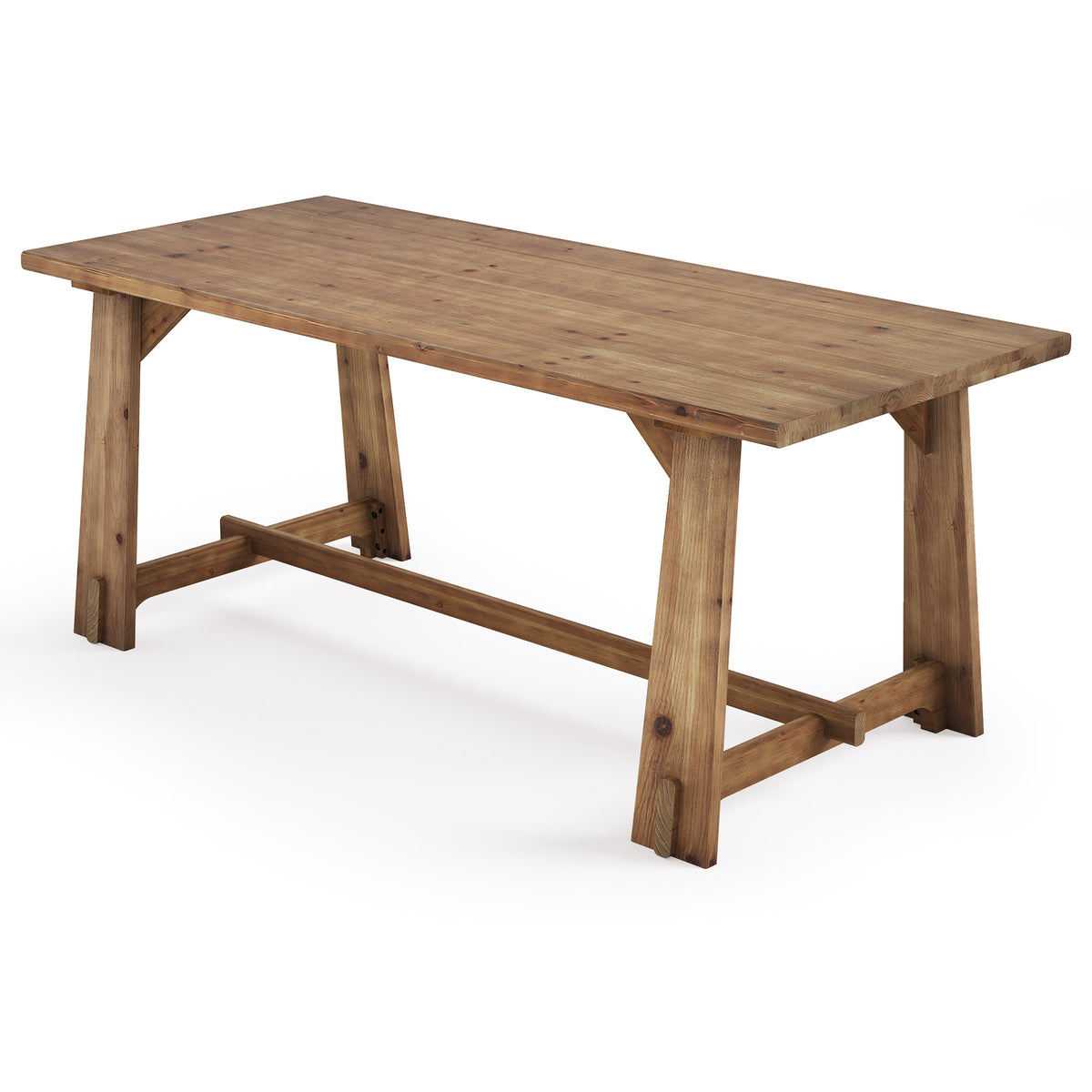 Tribesigns 63 Inch Solid Wood Executive Desk with Spacious Worktop, Farmhouse Office Computer Desk for Home Office