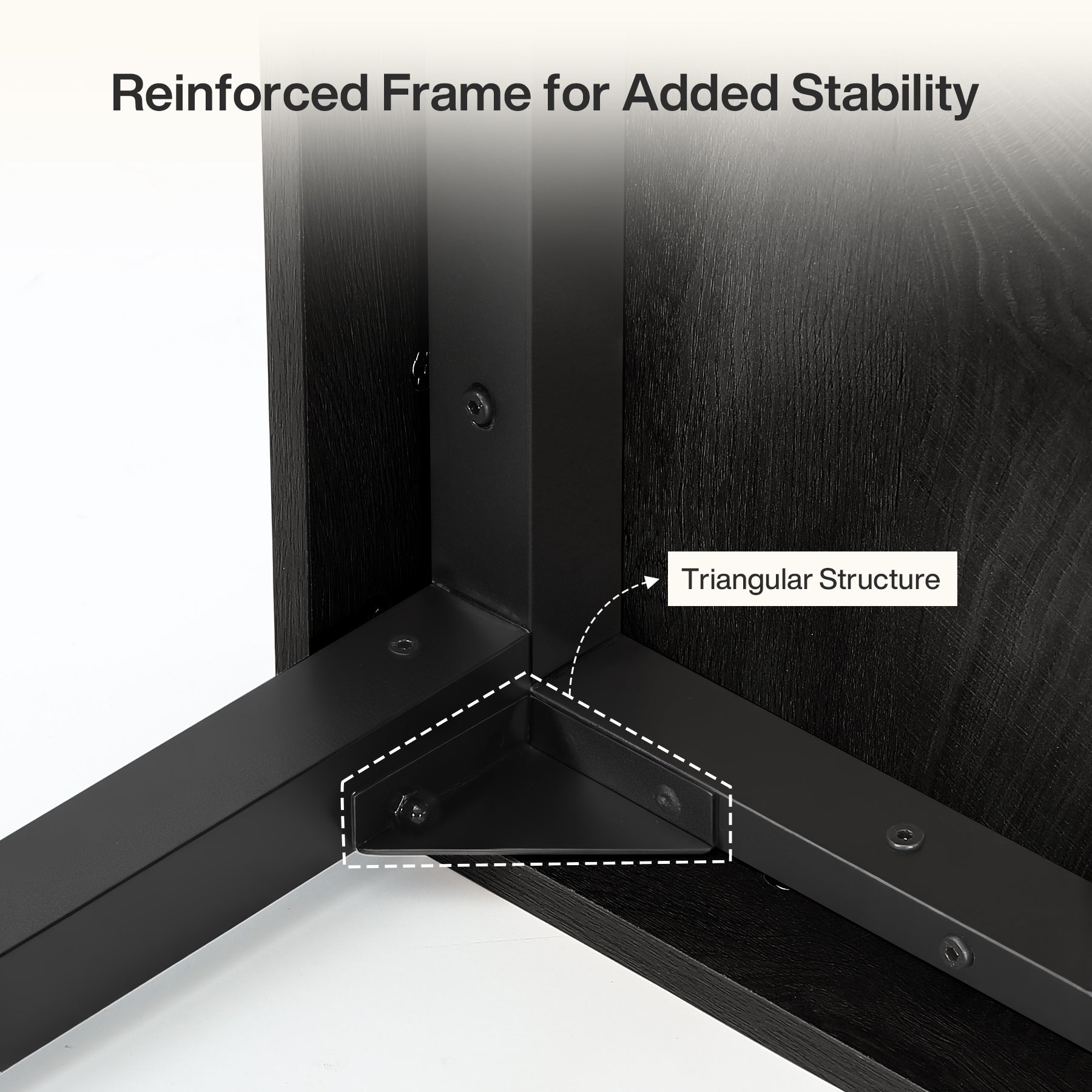 Tribesigns Industrial Farmhouse Dining Table, 55-Inch Rectangle with Heavy-Duty Metal Legs for 4-6 People