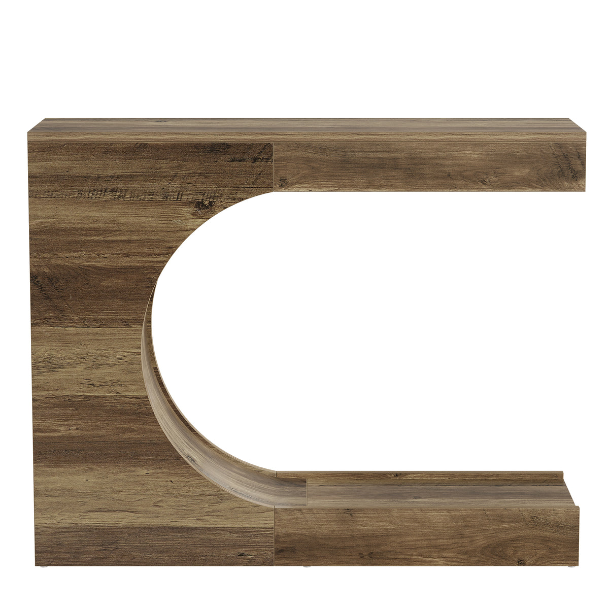 Tribesigns 40-Inch Farmhouse Console Table with C-Shaped Design, Small Entryway Table for Foyer and Living Room