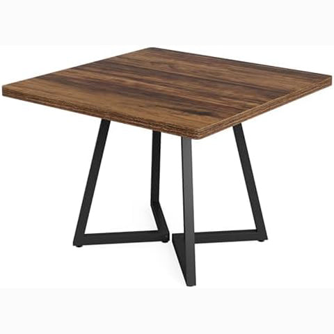 31.5" Square Dining Table, Wood Kitchen Table for 4
