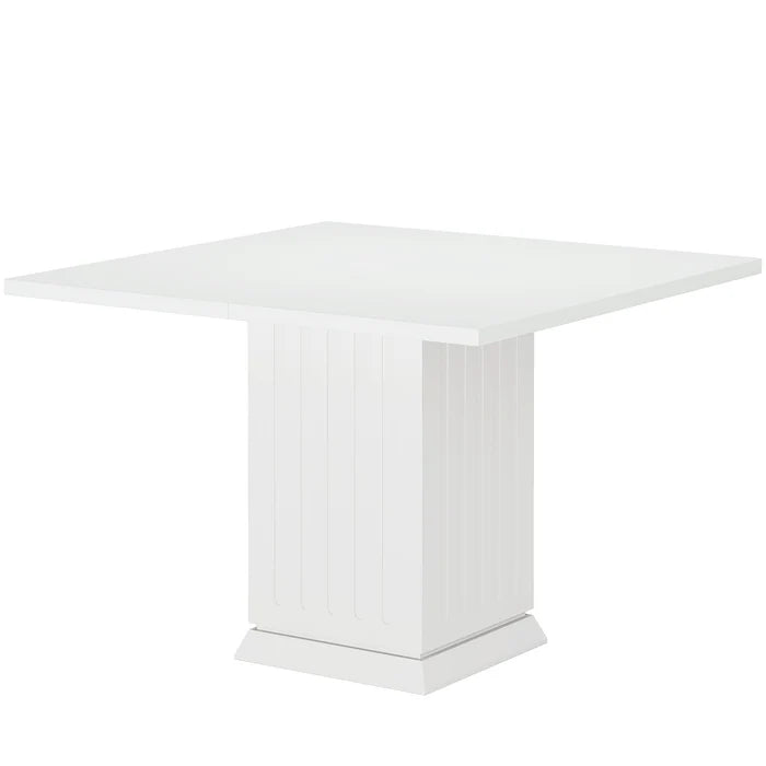 35" Dining Table, Modern Square Kitchen Table for 4