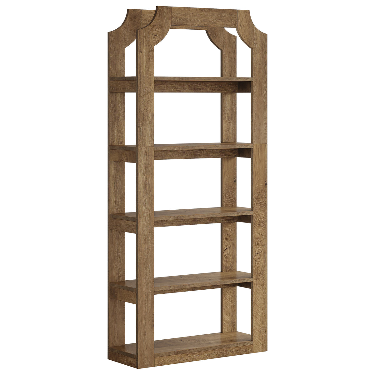 Tribesigns 70 Inch Tall 5-Tier Bookshelf with 31.5 Inch Wide Shelves, Farmhouse Bookcase for Living Room and Office