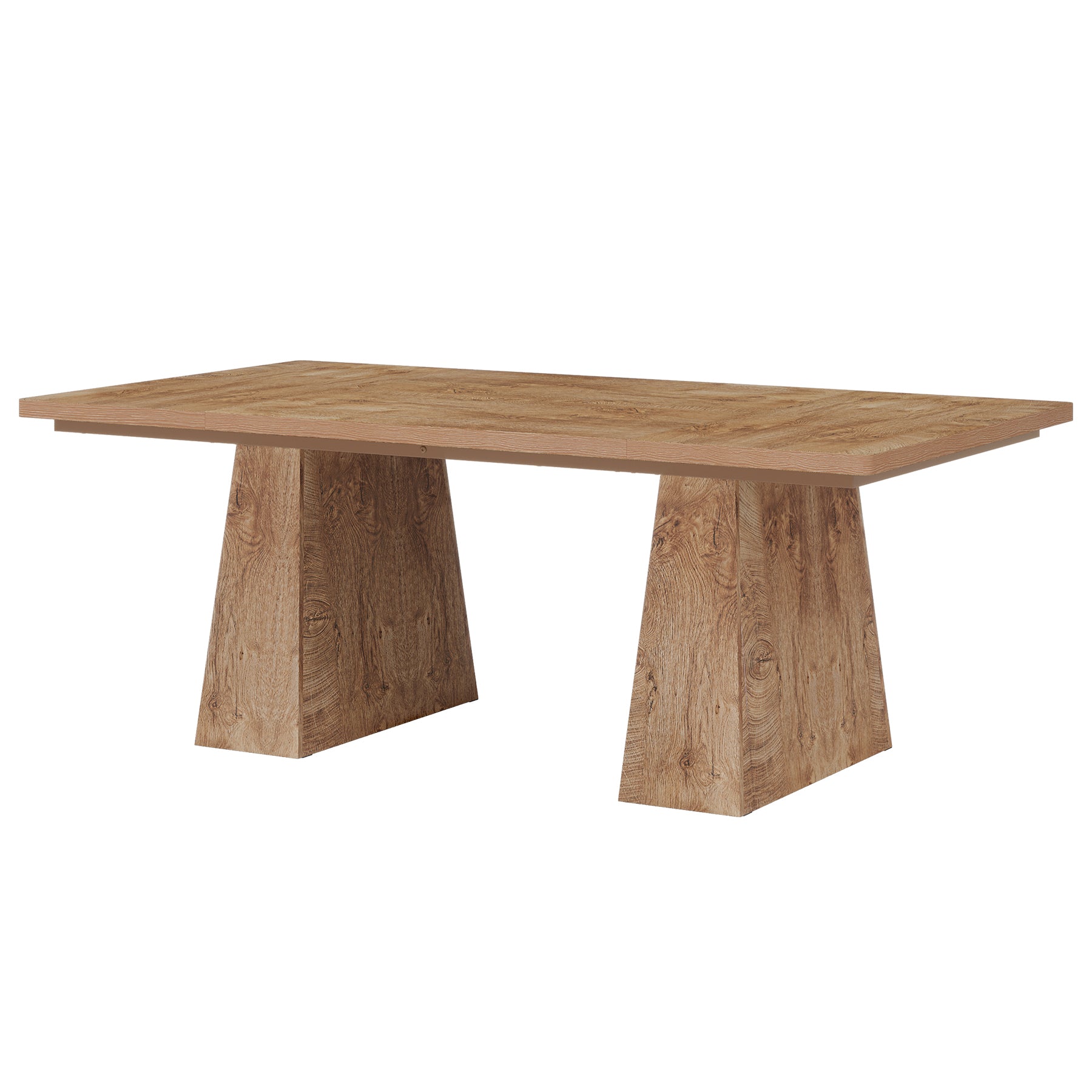 Tribesigns 63 Inch Executive Desk, Large Office Computer Desk with Double Pedestal for Home Office Conference Room