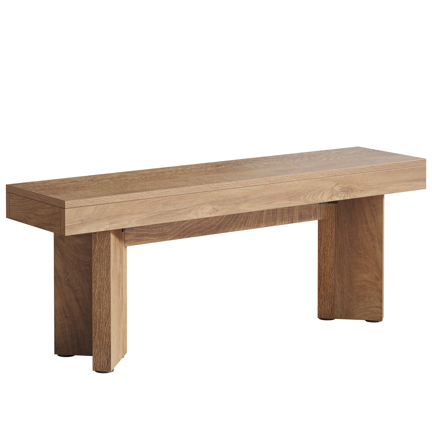 Tribesigns 47-Inch Farmhouse Wooden Bench, Sturdy Indoor Seating for Home