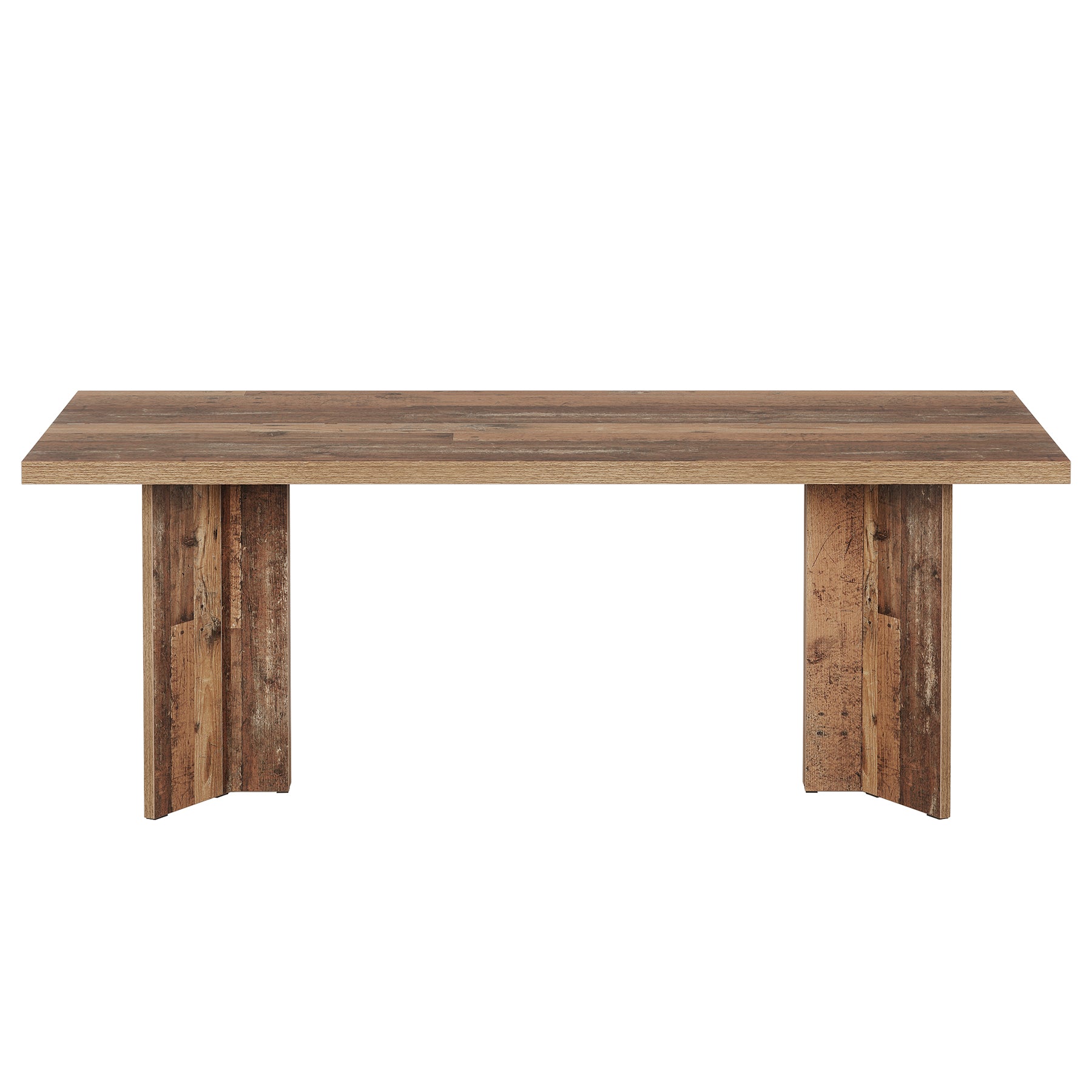 63" Wood Executive Desk, Farmhouse Computer Desk with Large Tabletop