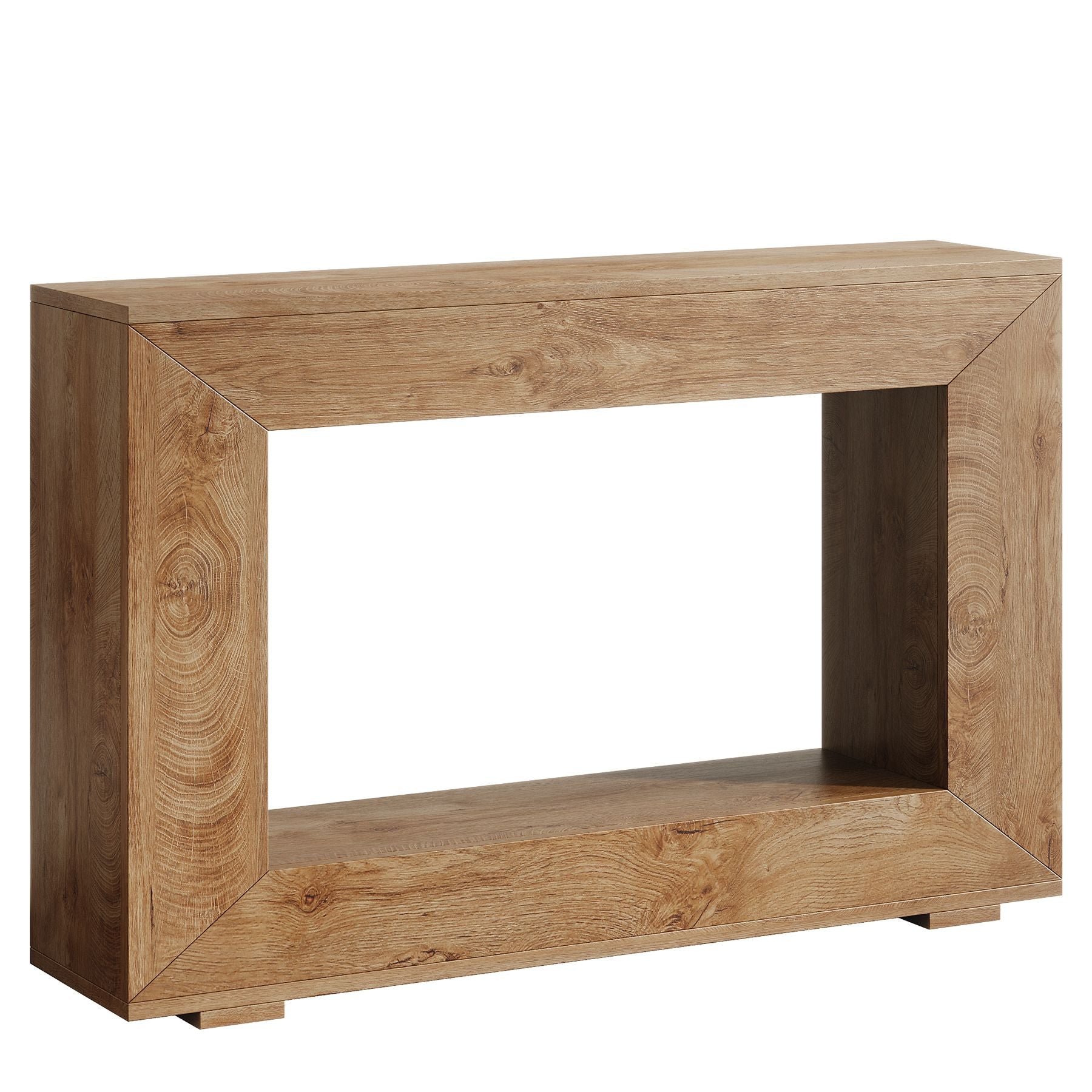 Farmhouse Console Table, 47" Wood Entryway Sofa Table with Storage