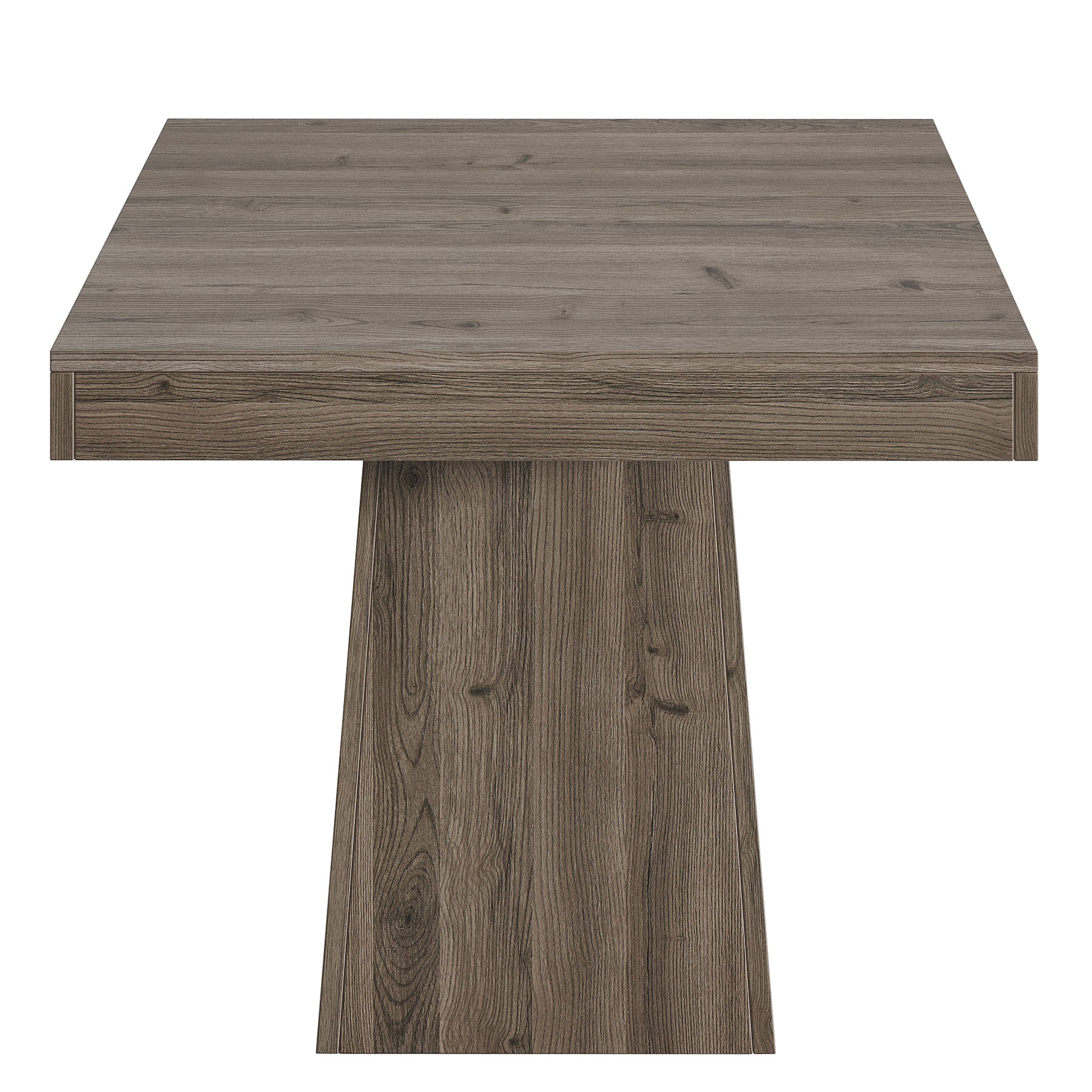 Tribesigns 31.5-Inch Square Dining Table for 4 with Pedestal Base, Farmhouse Kitchen Table