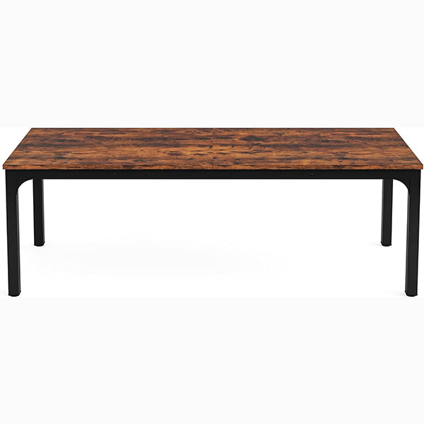 Rectangular Dining Table, 78 inch Long Kitchen Table for 6-8 People