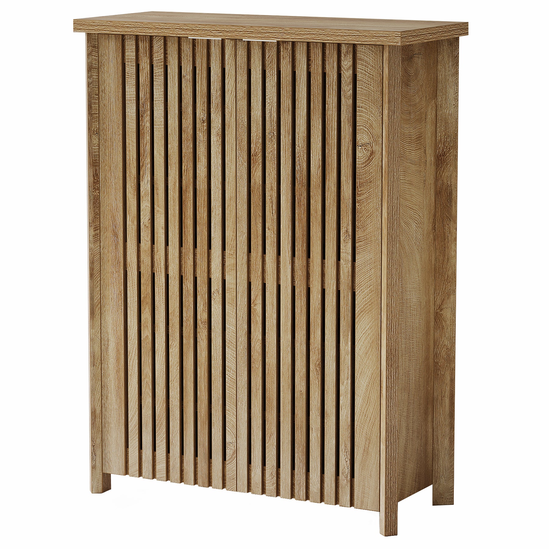 Tribesigns 43.31 Inch 6-Tier Shoe Cabinet with Louvered Doors, Farmhouse Shoe Storage Cabinet for Entryway and Hallway