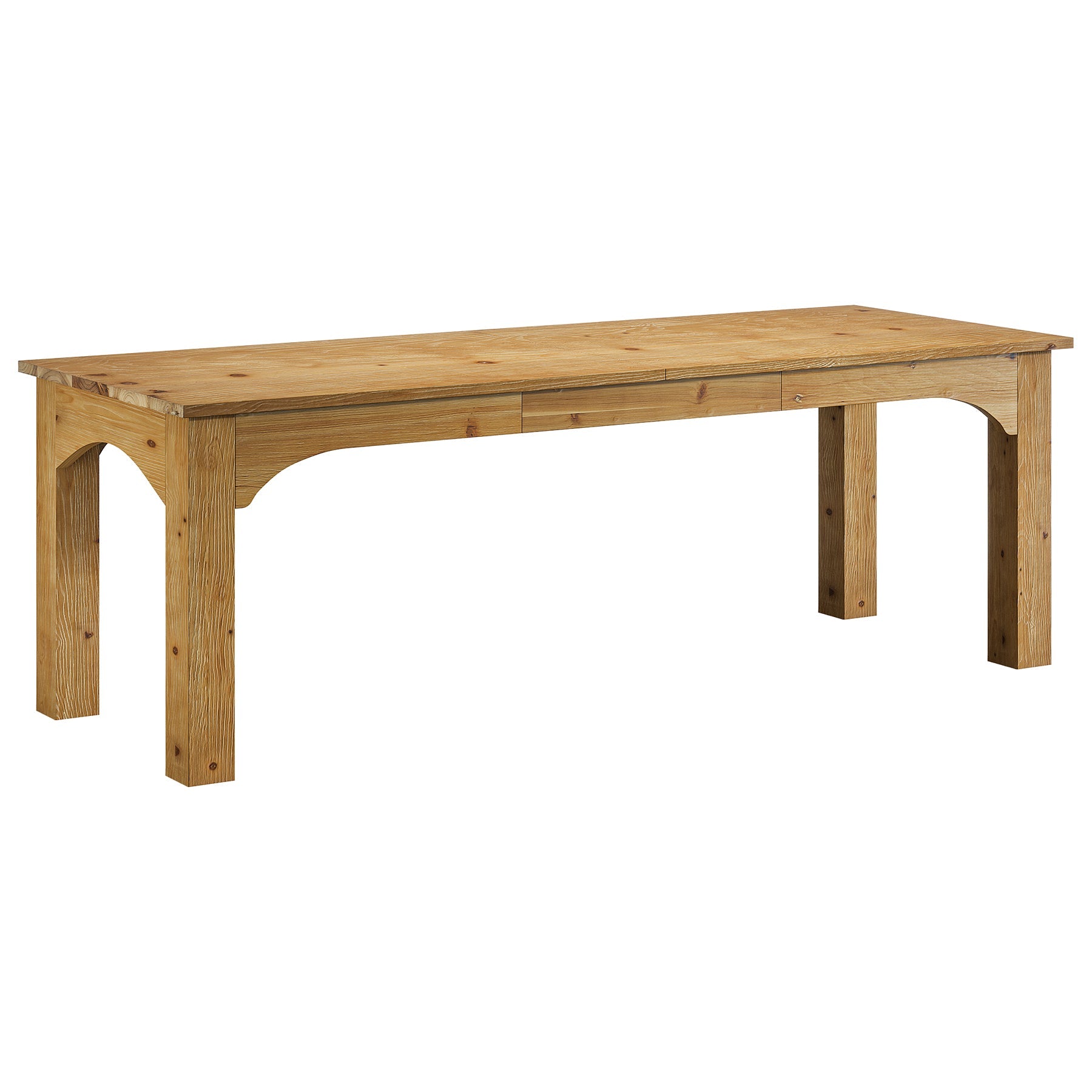 78.7-Inch Solid Wood Dining Table for 6-8, Extra-Long Farmhouse Table for Kitchen