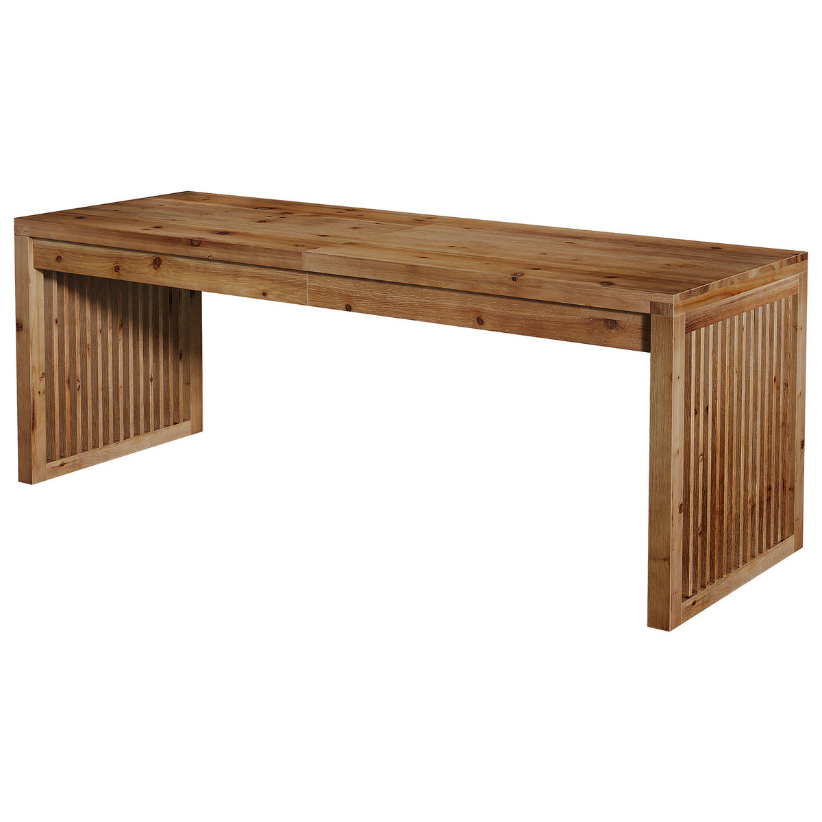 Tribesigns 79" Solid Wood Dining Table with Mission-Style Legs, Large Farmhouse Table for 6-8