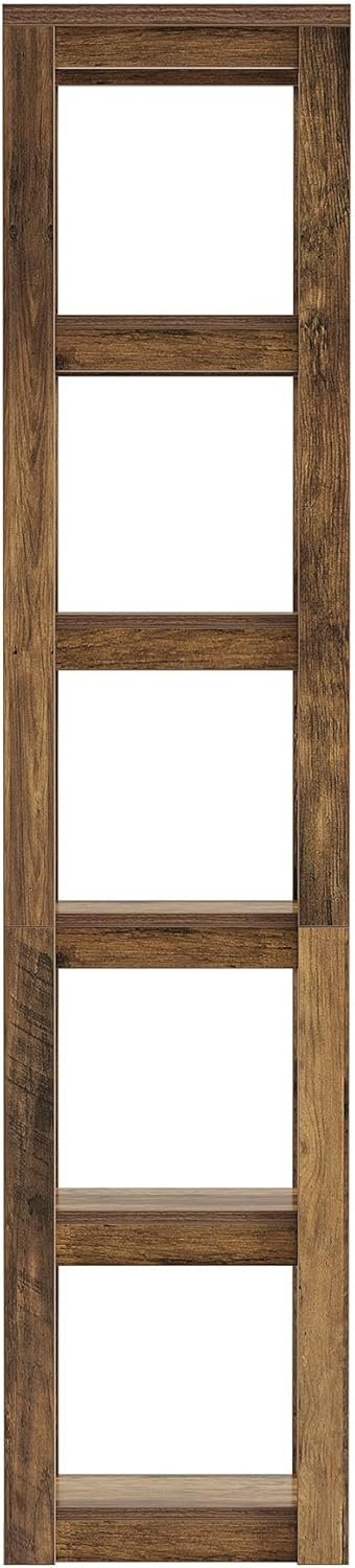 70.86-Inch Tall 6-Tier Bookcase, Freestanding Narrow Storage Shelf for Home Office