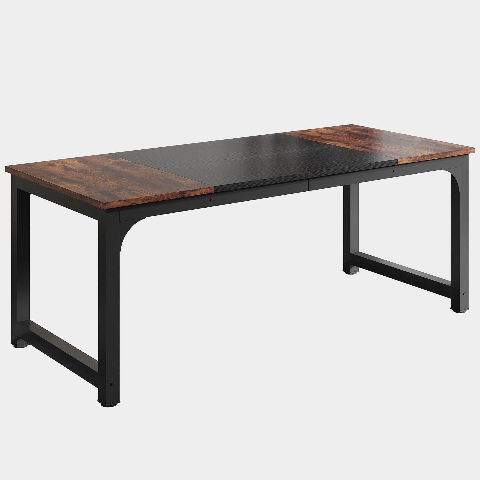 Modern Conference Table - Rectangular Meeting Desk for Computer Use