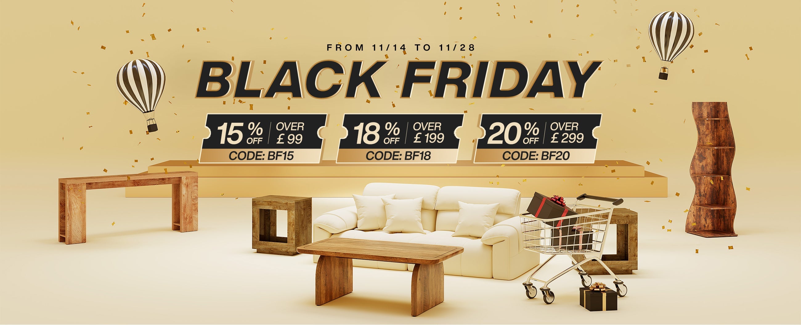 The Tribesigns Black Friday Sale · Premium Furniture Deals Are Here!