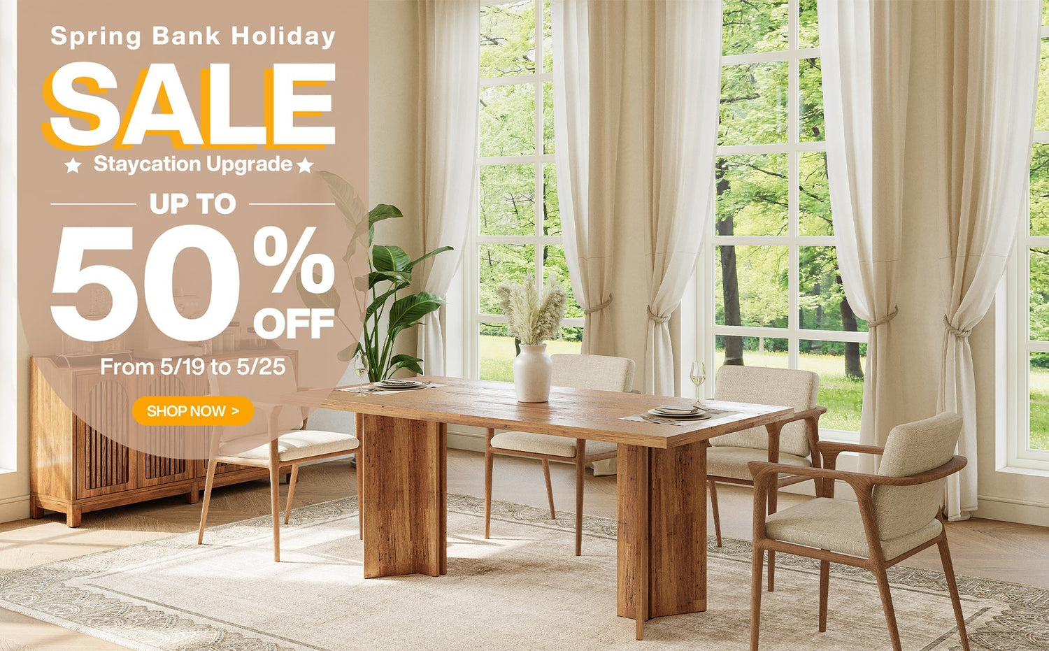 Spring Bank Holiday Refresh – Up to 20% Off at Tribesigns