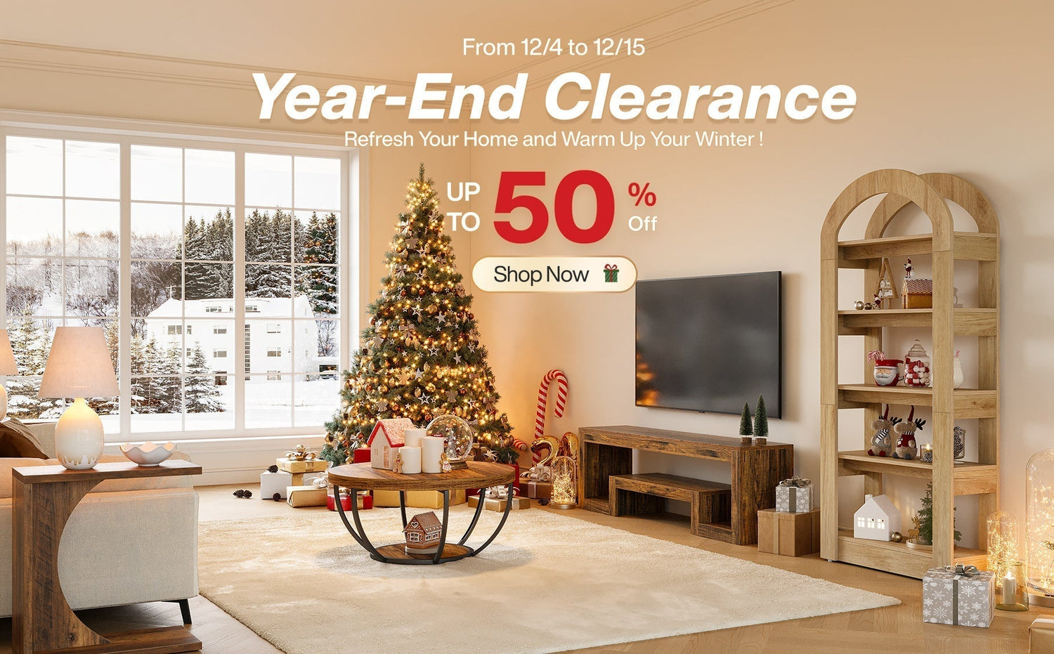 Year-End Clearance: Refresh Your Home for the New Year & Save Big with Tribesigns