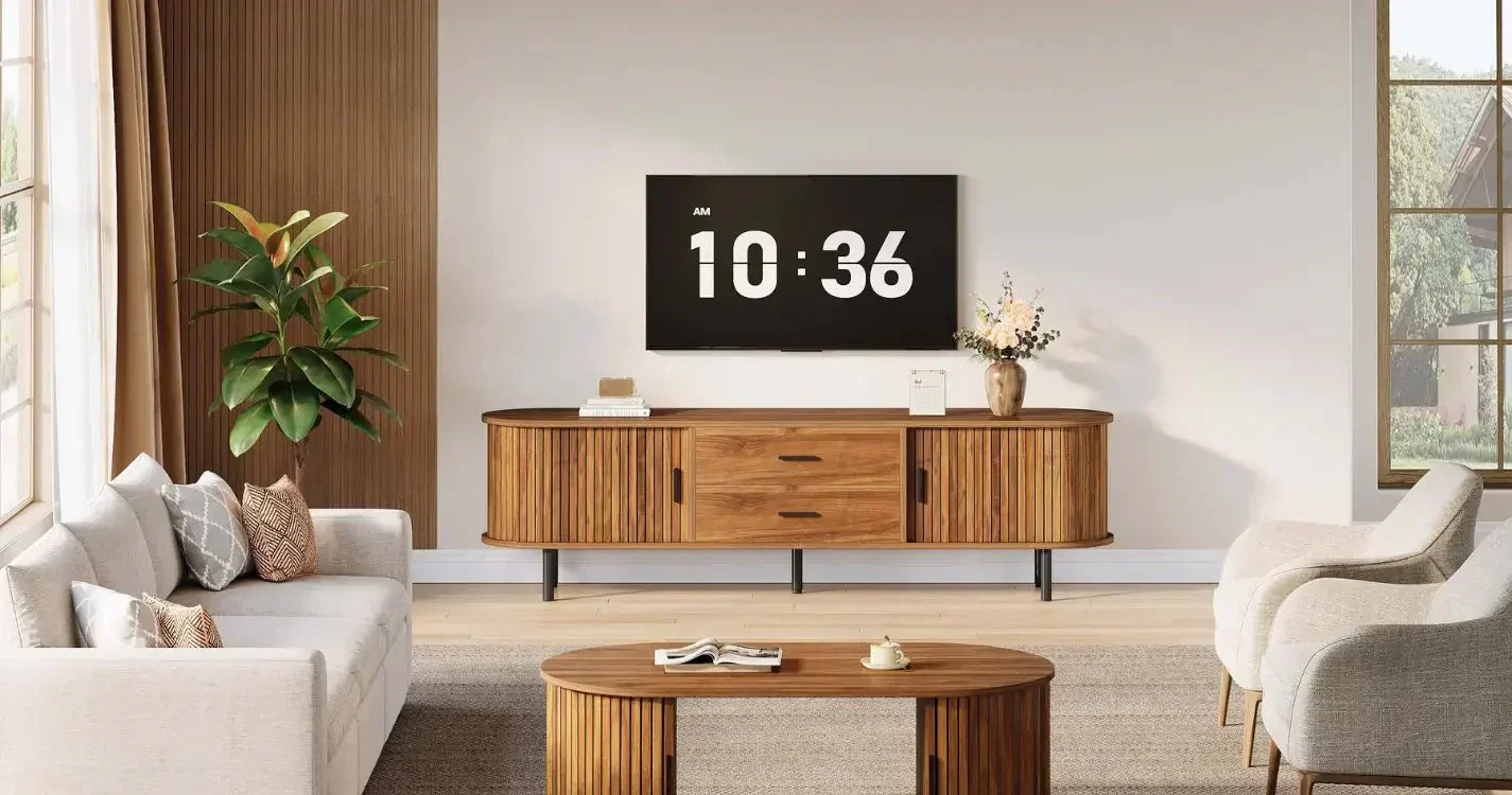 How to Pair a TV Stand With a Coffee Table in Your Living Room