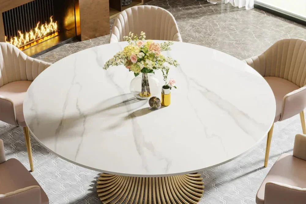 Choosing the Best Dining Table Material Between Sintered Stone and Marble