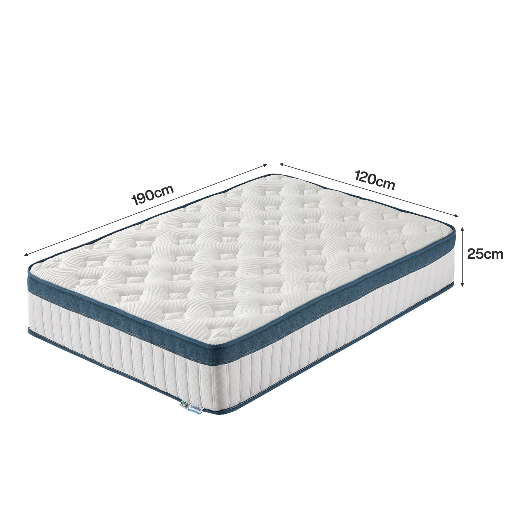Tribesigns Hybrid Memory Foam Mattress, 7-Zone Orthopedic Support Medium Firm
