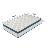 Tribesigns Hybrid Memory Foam Mattress, 7-Zone Orthopedic Support Medium Firm 3