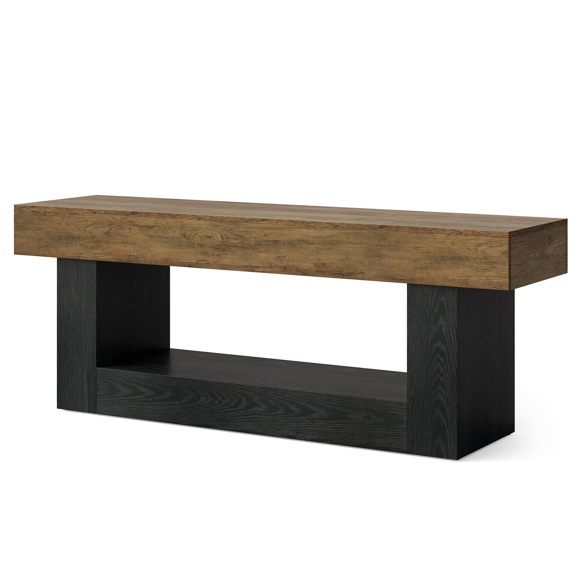 Tribesigns 63 Inch TV Stand for 55-70 Inch TVs, Modern Media Console with U-Shaped Base and Open Storage