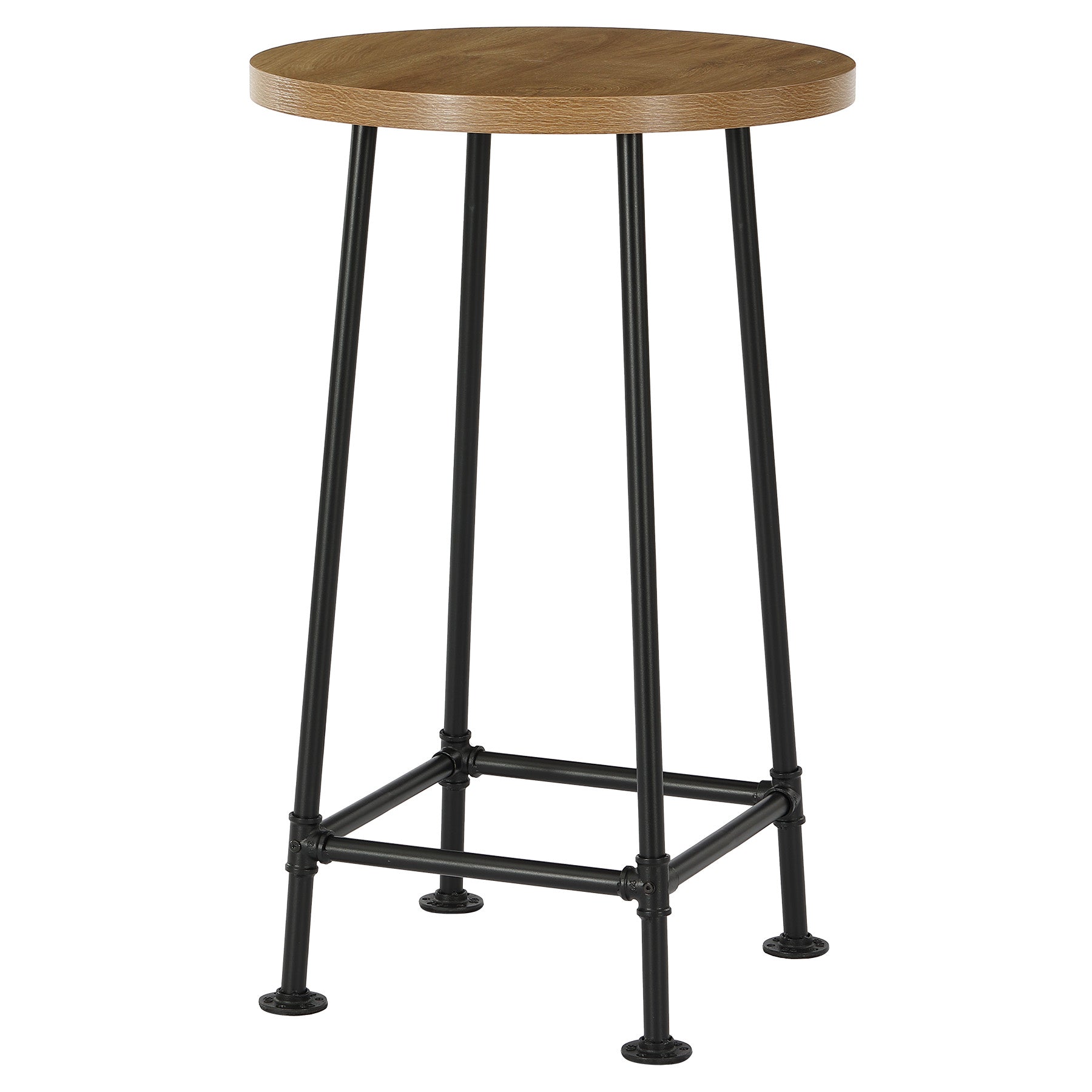 Tribesigns 37.4-Inch Round Bar Table, High Top Pub Table for Small Spaces