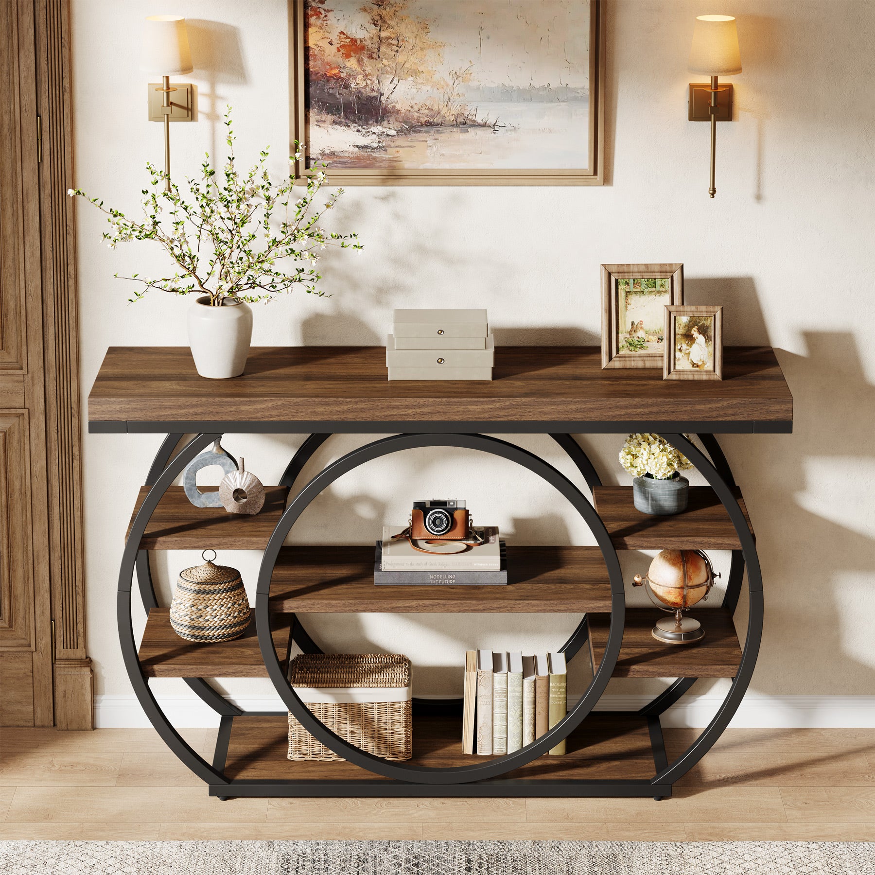 #Colour_Dark walnut & black