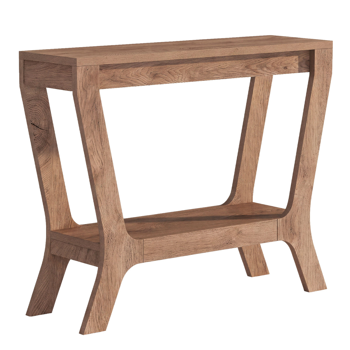 Tribesigns 41 Inch Console Table with 2-Tier Storage, Farmhouse Entryway Table for Sofa and Hallway Spaces