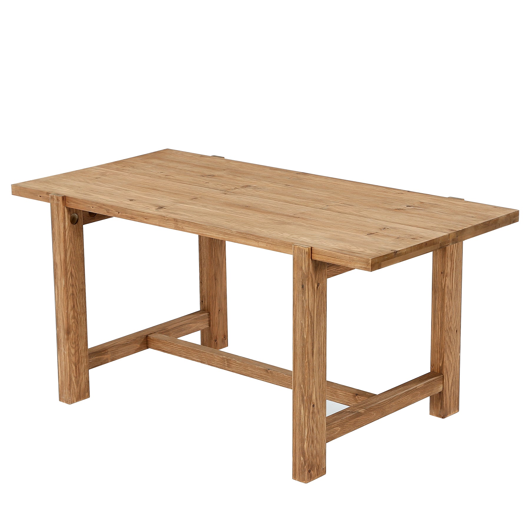 Tribesigns 63-Inch Solid Wood Computer Desk, Large Executive Office Desk with Sturdy Legs