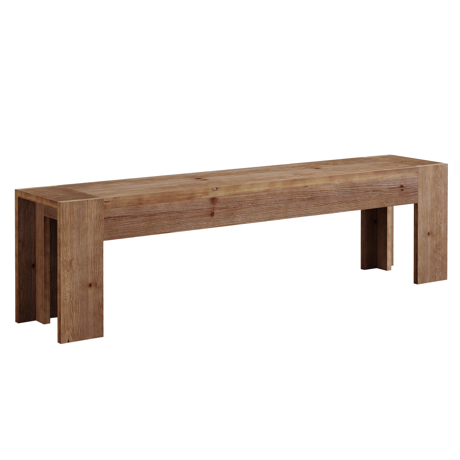 Tribesigns 70.87-Inch Solid Wood TV Stand, Extra Long Farmhouse Entertainment Center for Living Room