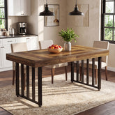 55-Inch Rectangular Dining Table for 4, Thick-Top Kitchen Table for Small Spaces 3