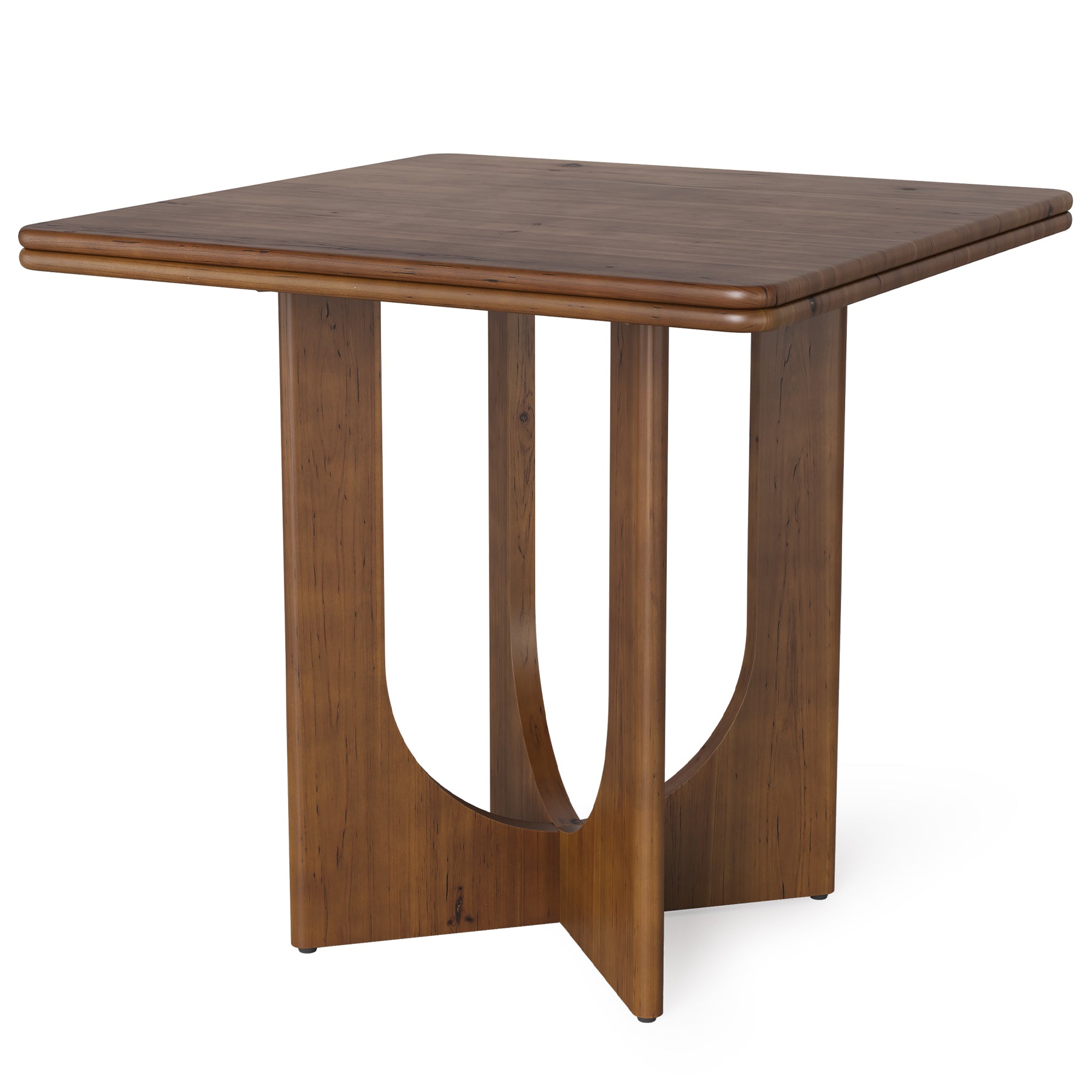 31.5-Inch Square Dining Table, Solid Wood Small Kitchen Table for 2-4 People in Dining Room Small Spaces