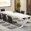 6.5FT Conference Table for 6-8 People, 78-Inch Rectangular Table with Metal Frame