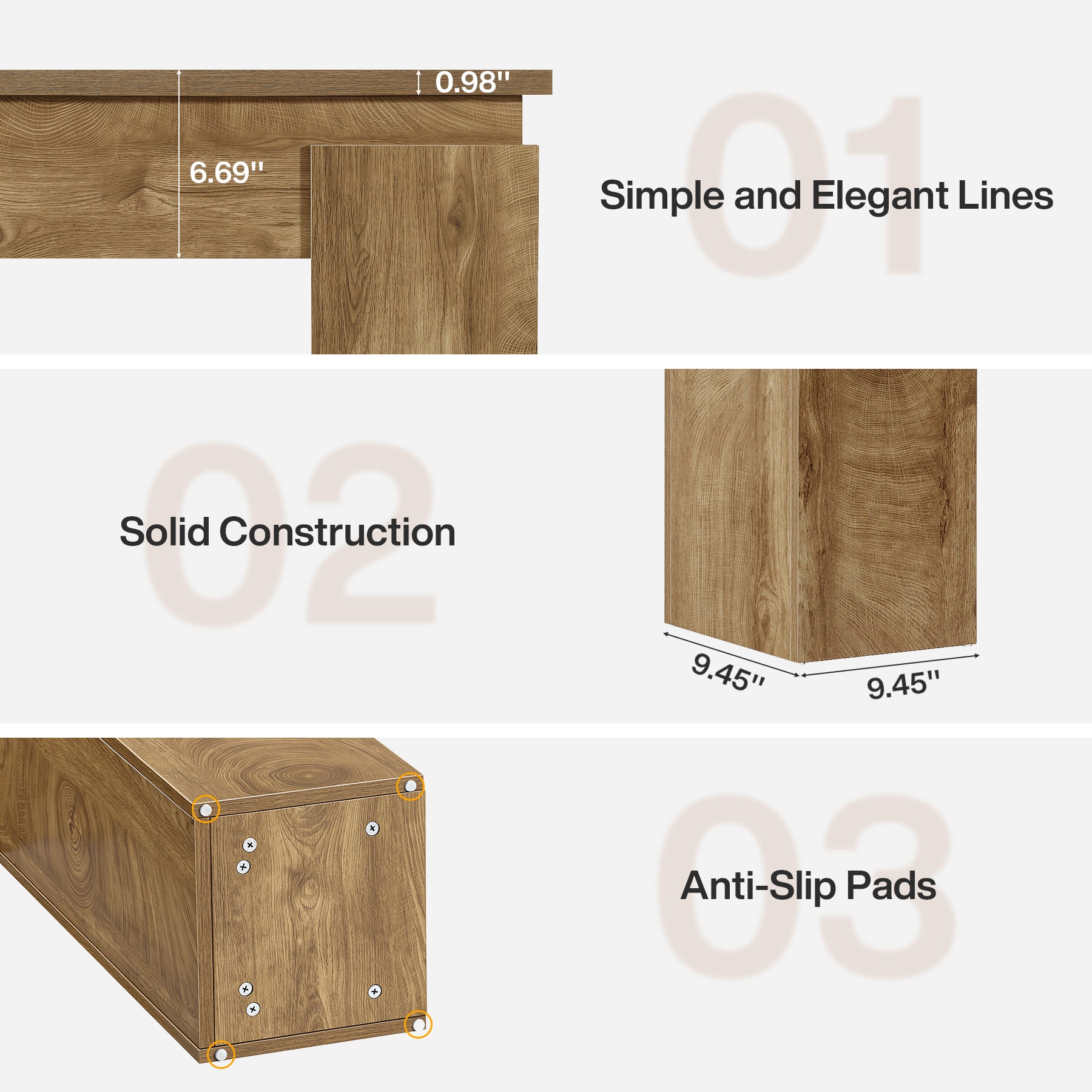 63-Inch Console Table, Farmhouse Sofa Table with Open Storage