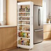 73-Inch 7-Tier Slim Rolling Pantry Cart, Narrow Pull-Out Storage Rack for Kitchen Gaps 3