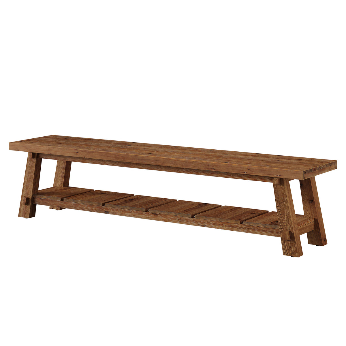 Tribesigns 71-Inch Solid Wood TV Stand for 85-Inch TVs, Extra Long Media Console for Living Room