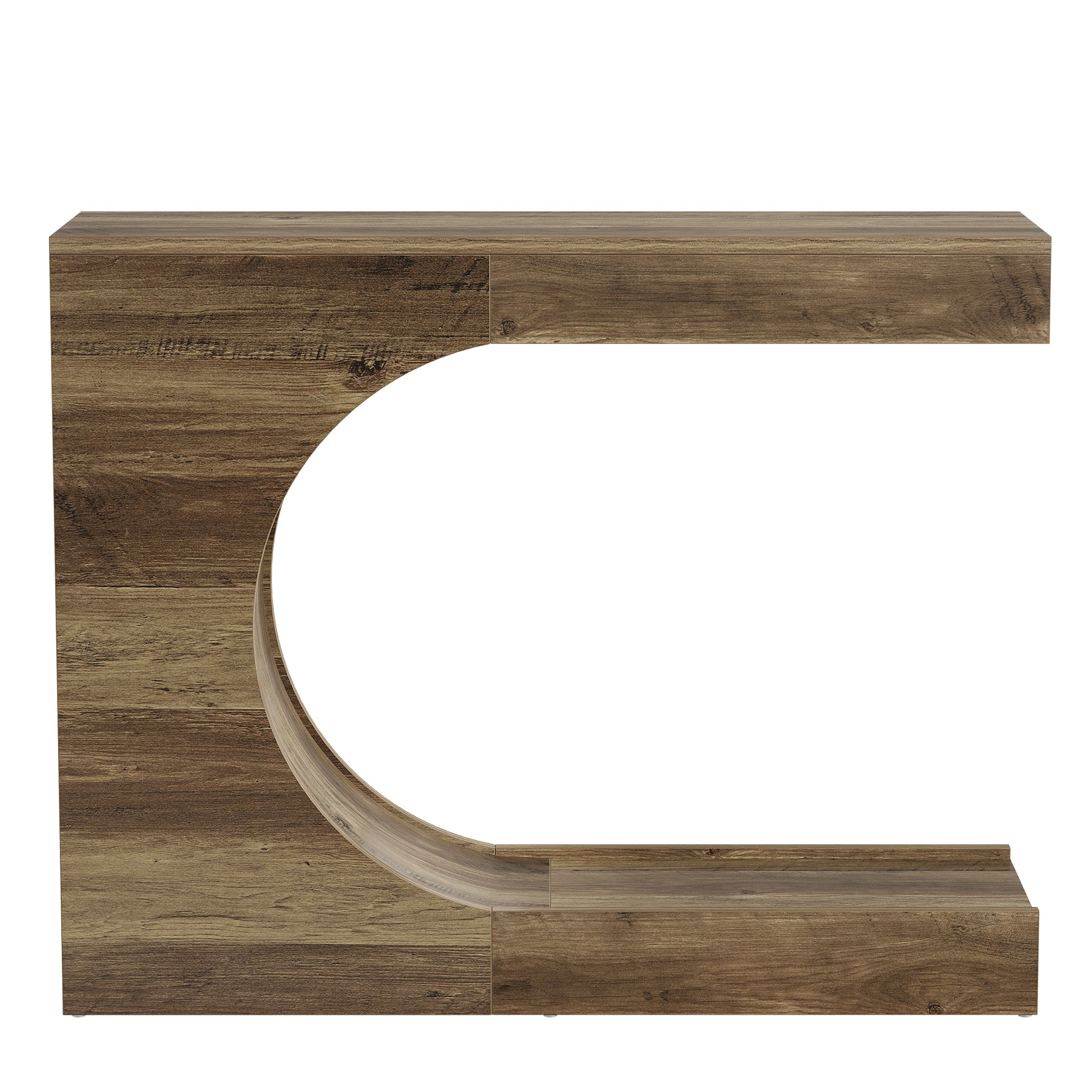 Tribesigns 40-Inch Farmhouse Console Table with C-Shaped Design, Small Entryway Table for Foyer and Living Room