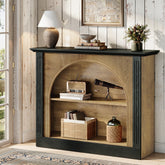 43 Inch Console Table with 3 Tier Storage, Entryway Sofa Table for Hallway Living Room 3