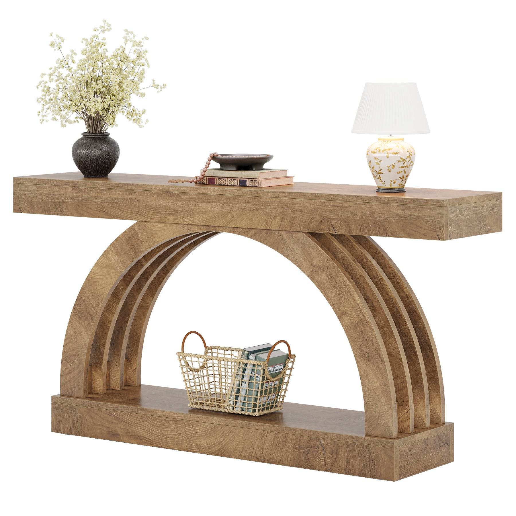 Tribesigns 63" Console Table, Narrow Entryway Table for Hallway Living Room