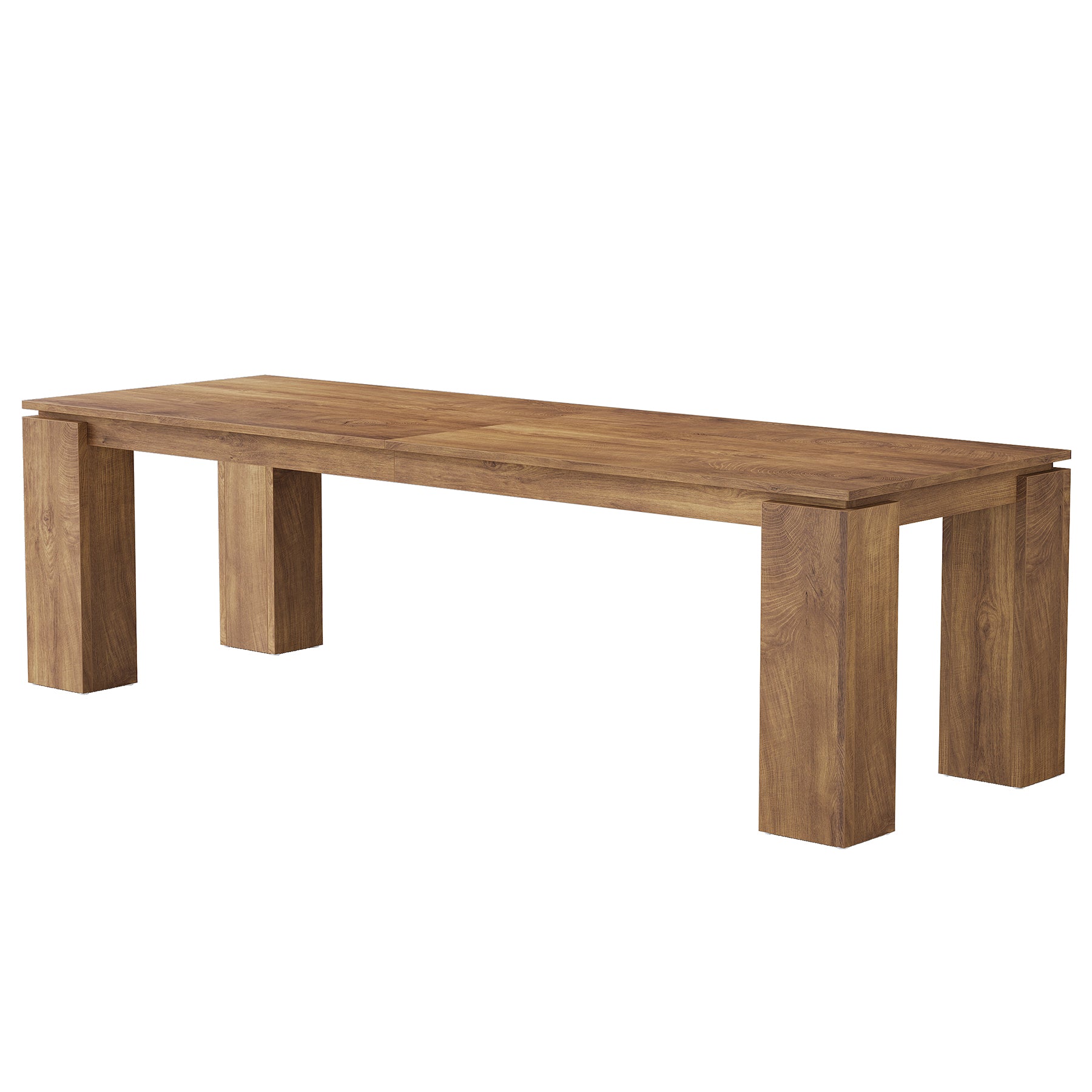 Tribesigns 86.61-Inch Two-Person Computer Desk, Extra Long Wood Workstation Table for Home Office Study Room