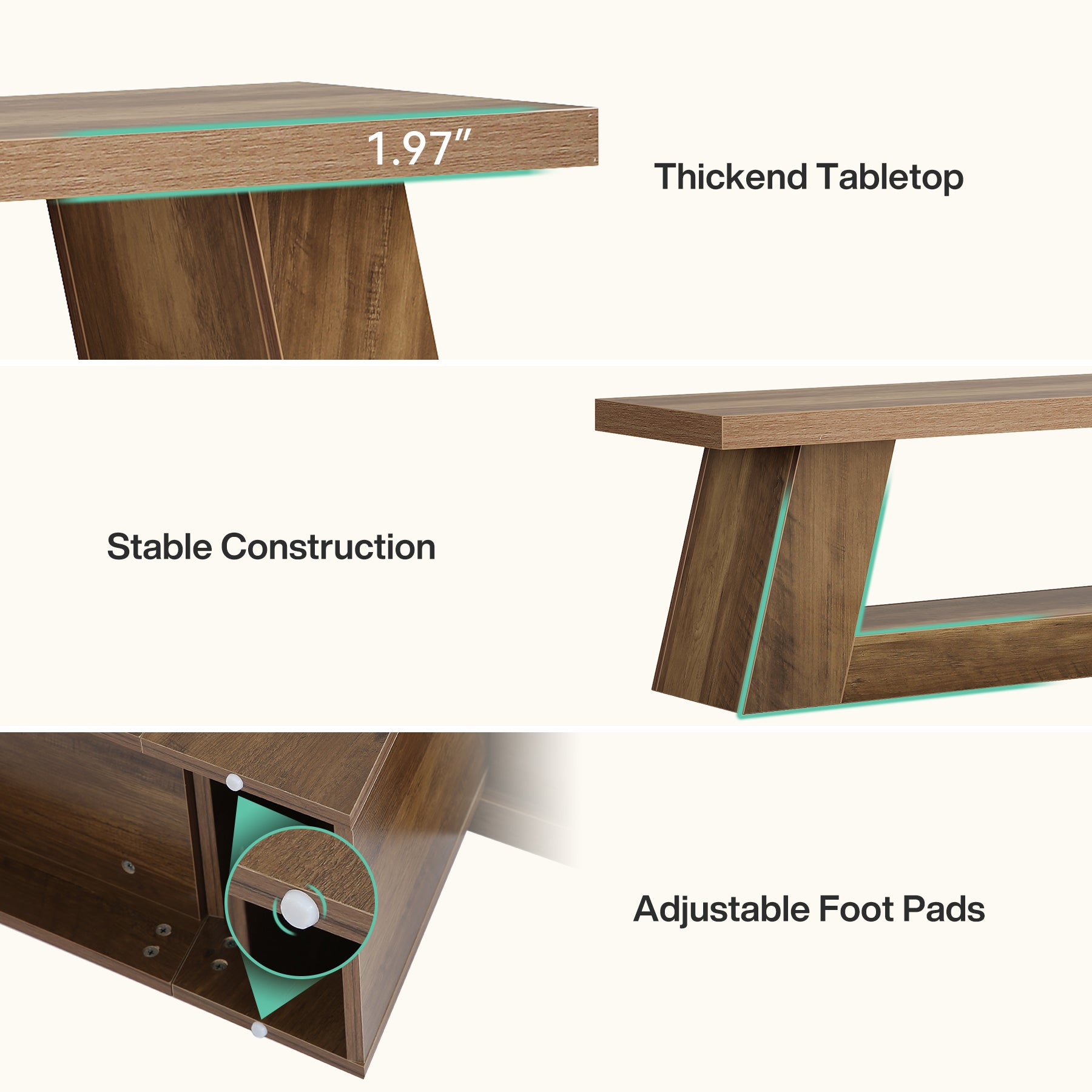 63" Wooden Entryway Bench with 2-Tier Storage, Rustic Long Bench for Hallway Living Room Bedroom