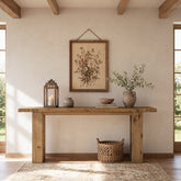 78.74-Inch Solid Wood Console Table with Hollow U-Shaped Base, Extra Long Entryway Table for Hallway 3