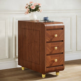 3-Drawer End Table, Small Classic Sofa Side table Bedside Table 3