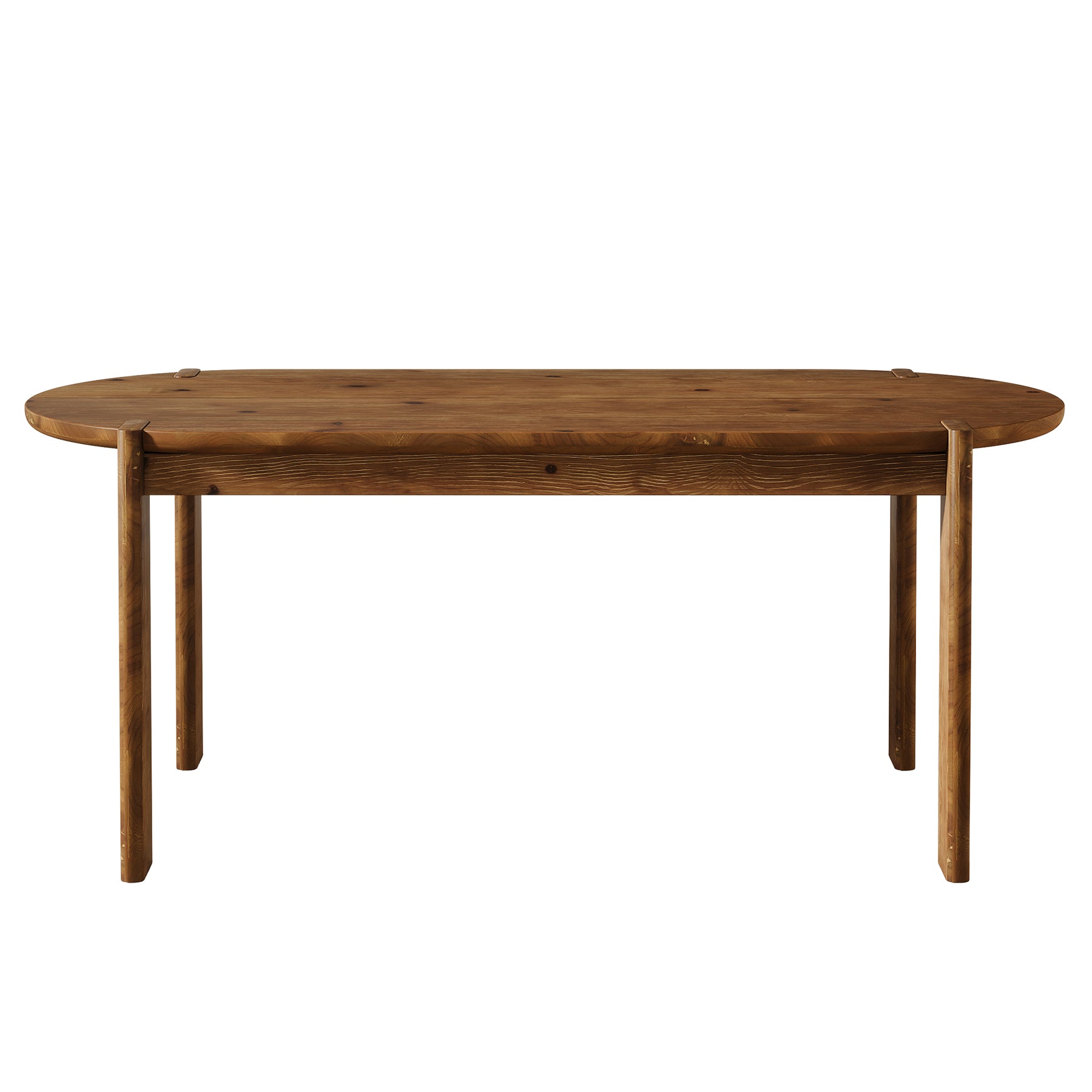 Tribesigns 63 Inch Solid Wood Conference Table with Rounded Edges