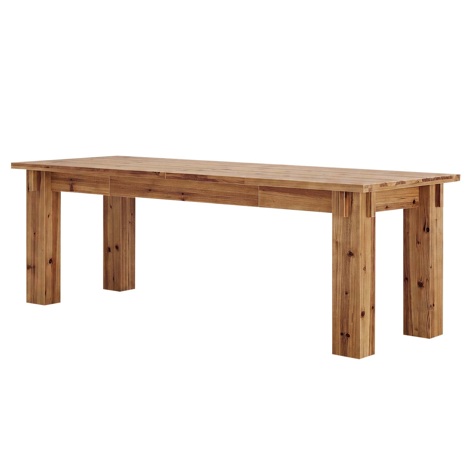 Tribesigns 78.7-Inch Solid Wood Computer Desk, 2 Person Executive Table for Home Office