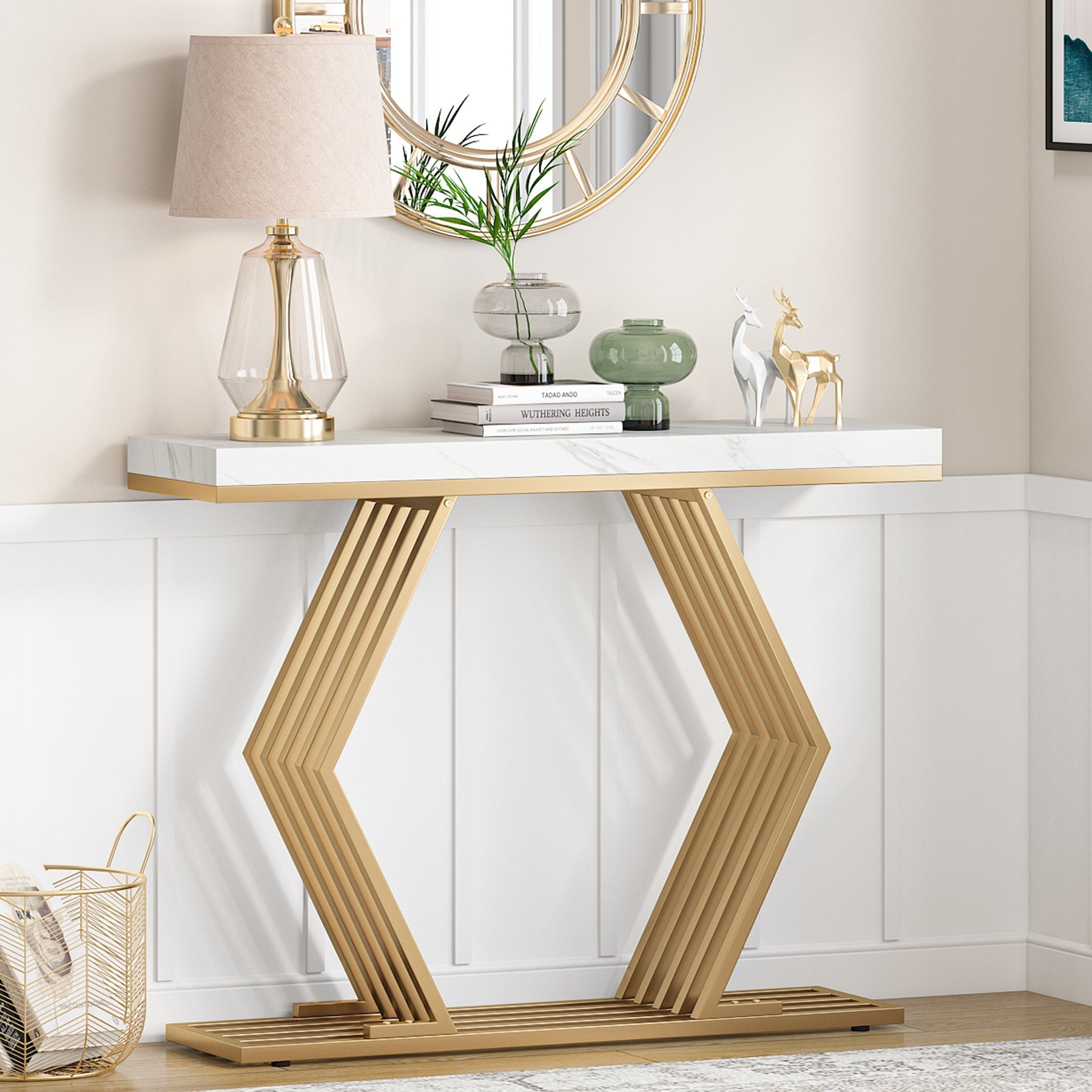 Narrow Console Tables - Hallway, Living Room - Tribesigns UK