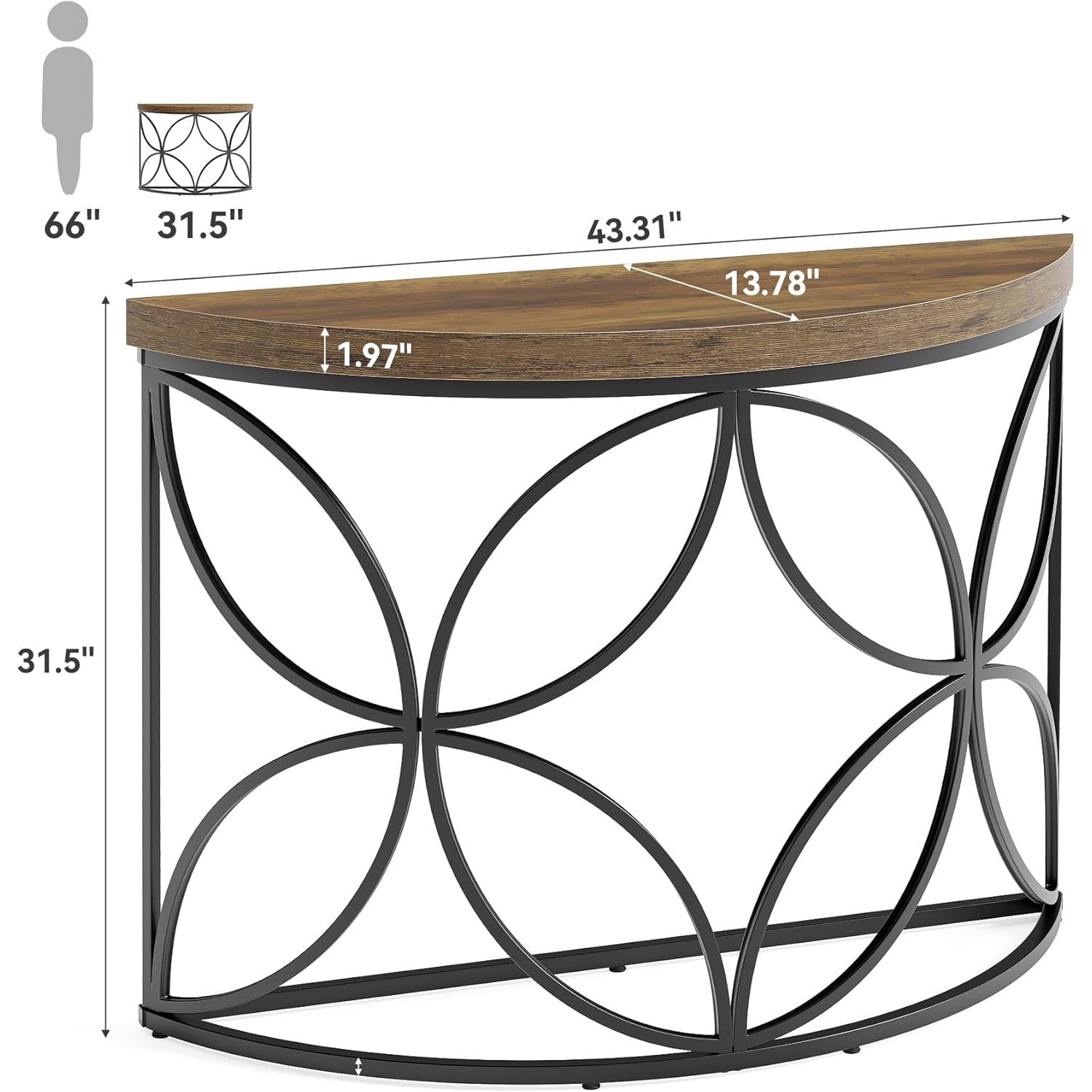 43.3_Industrial_Console_Table_-_Floral_Design_Narrow_Sofa_Table_for_Living_Room_Entryway