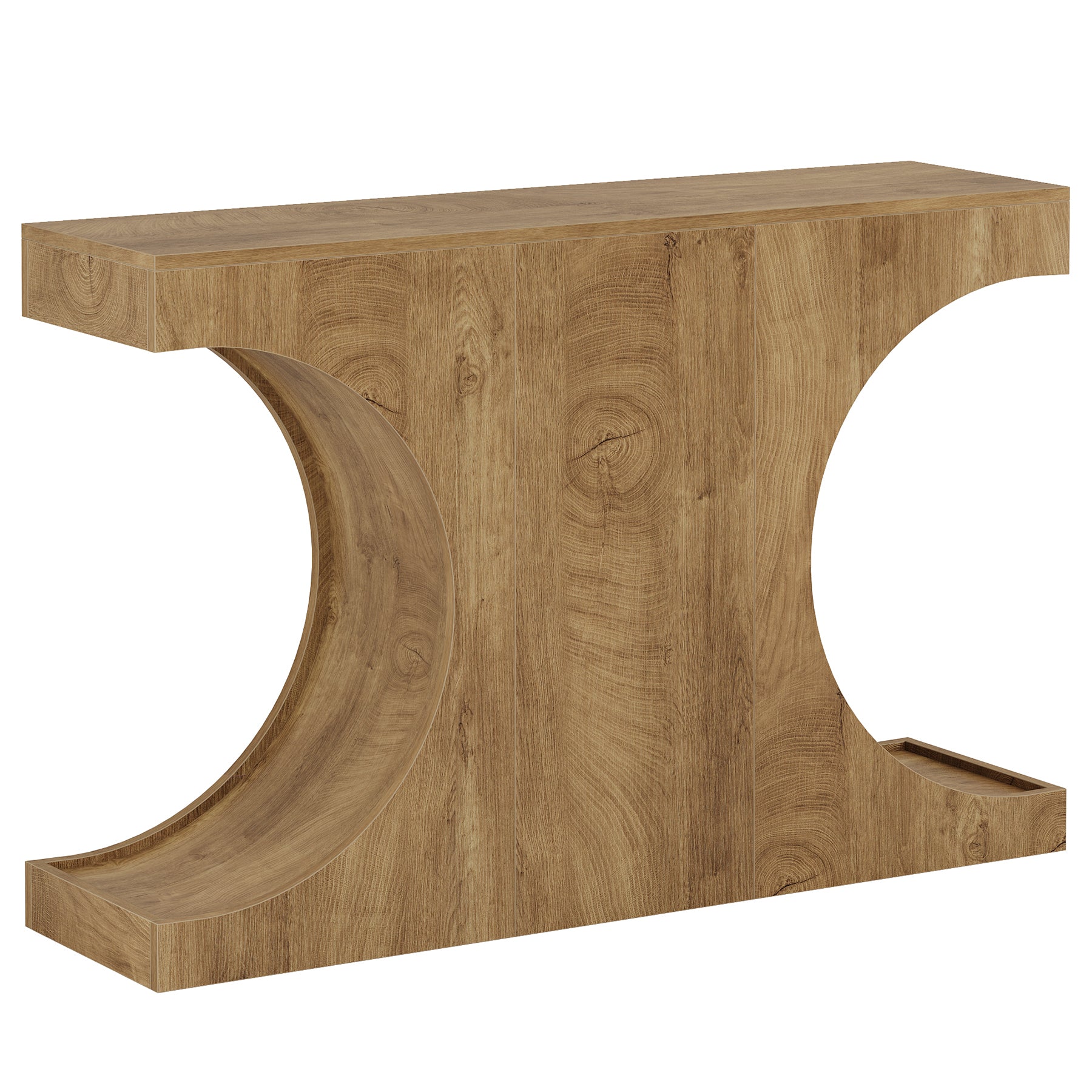 Tribesigns 47.24-Inch Farmhouse Console Table, with C-Shaped Legs for Hallway or Living Room