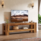 Tribesigns 59" TV Stand, Rustic Media Console with Shelf for Living Room 3